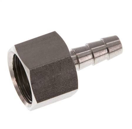 G 3/8'' x 6mm Stainless steel Hose barb 40 Bar