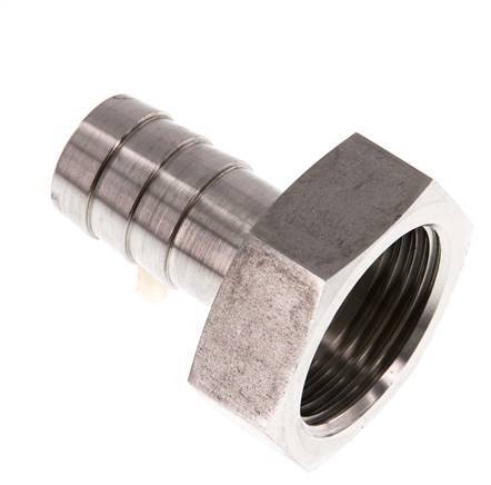 G 1'' x 19mm Acero inoxidable Llave de manguera 40 Bar