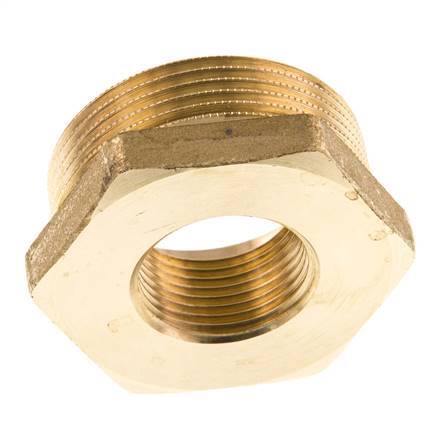G 3/4'' x G 1 1/2'' F/M Anillo reductor de latón 16 Bar