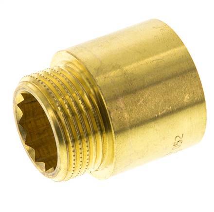 G 3/4'' F/M Brass Extension DIN 3523 - 25 mm