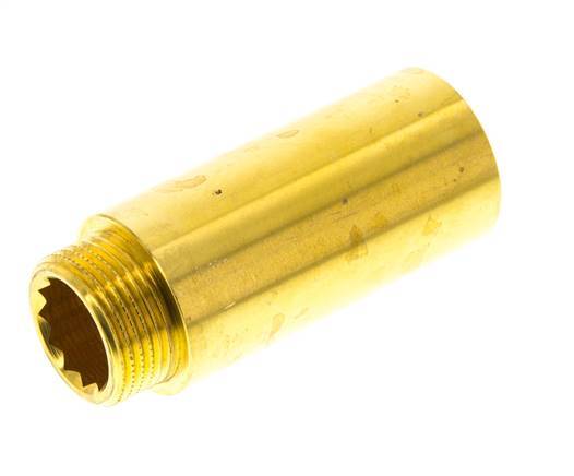 G 3/4'' F/M Extensión de latón DIN 3523 - 65 mm