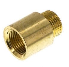 G 3/8'' F/M Brass Extension DIN 3523 - 20 mm [2 Pieces]