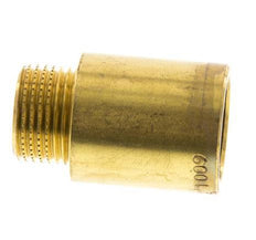 G 3/8'' F/M Brass Extension DIN 3523 - 25 mm [2 Pieces]