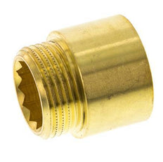 G 1'' F/M Extensión de latón DIN 3523 - 25 mm
