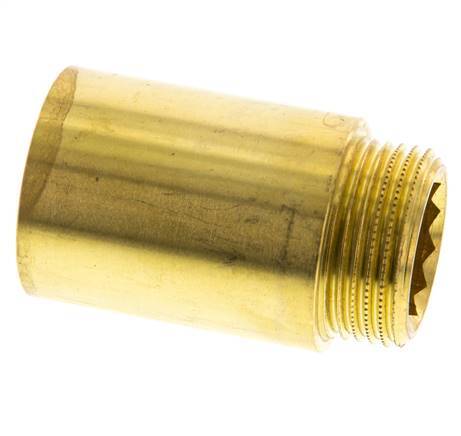G 1'' F/M Extensión de latón DIN 3523 - 50 mm