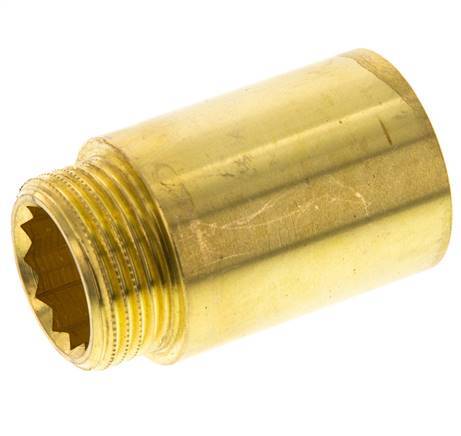 G 1'' F/M Brass Extension DIN 3523 - 50 mm