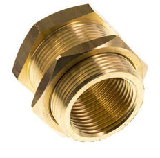 G 1'' x M42x2 F/M Brass Bulkhead Fitting 16 Bar