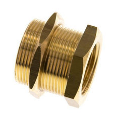 G 1'' x M42x2 F/M Brass Bulkhead Fitting 16 Bar