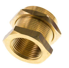 G 1'' x M42x2 F/M Brass Bulkhead Fitting 16 Bar