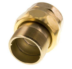 Rp 2'' x R 2'' F/M Brass Double Nipple 3-pieces with Conically sealing 16 Bar