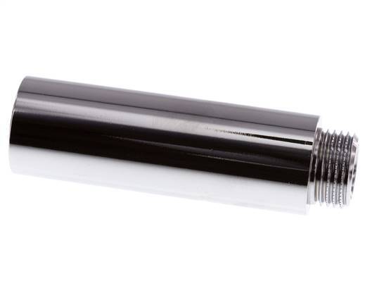 G 1/2'' F/M Chromium plated Brass Extension DIN 3523 - 80 mm