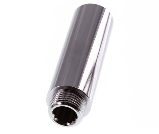 G 1/2'' F/M Chromium plated Brass Extension DIN 3523 - 80 mm