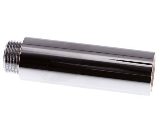 G 1/2'' F/M Chromium plated Brass Extension DIN 3523 - 80 mm