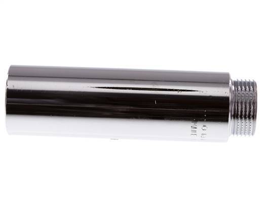 G 3/4'' F/M Chromium plated Brass Extension DIN 3523 - 100 mm