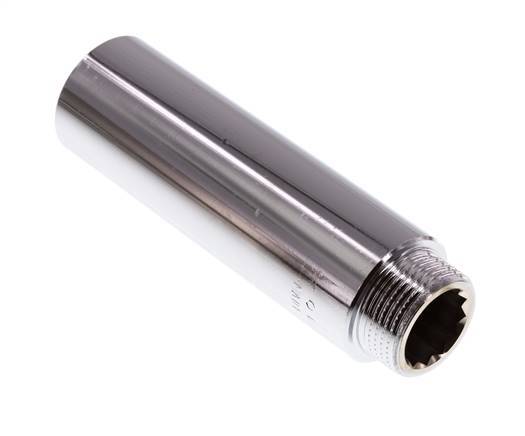G 3/4'' F/M Chromium plated Brass Extension DIN 3523 - 100 mm