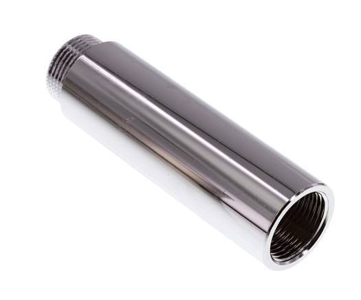 G 3/4'' F/M Chromium plated Brass Extension DIN 3523 - 100 mm