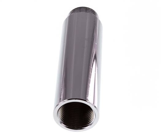 G 3/4'' F/M Chromium plated Brass Extension DIN 3523 - 100 mm