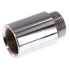G 3/4'' F/M Extensión de latón cromado DIN 3523 - 40 mm