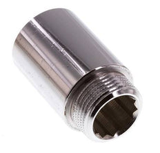 G 3/4'' F/M Chromium plated Brass Extension DIN 3523 - 40 mm