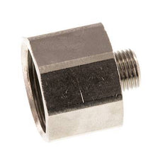 G 1/2'' x G 1/8'' F/M Anillo reductor de latón niquelado 16 Bar