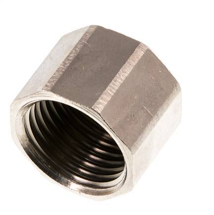 G 1/2'' x G 1/8'' F/M Anillo reductor de latón niquelado 16 Bar