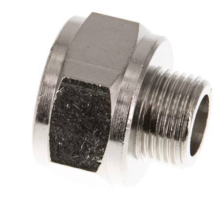 G 1/2'' x G 3/8'' F/M Nickel plated Brass Reducing Ring 16 Bar [2 Pieces]