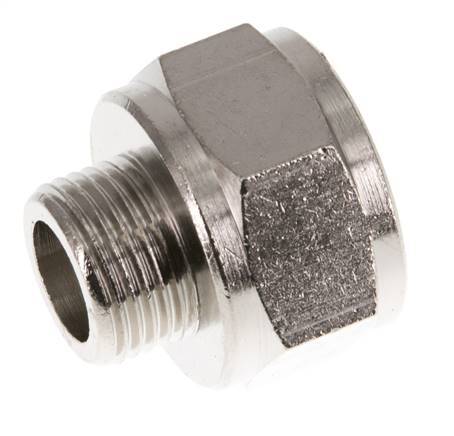 G 1/2'' x G 3/8'' F/M Nickel plated Brass Reducing Ring 16 Bar [2 Pieces]