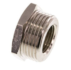 G 1/2'' x G 1'' F/M Anillo reductor de latón niquelado 16 Bar [2 Piezas]