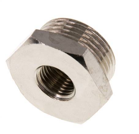 G 1/4'' x G 3/4'' F/M Nickel plated Brass Reducing Ring 16 Bar [2 Pieces]