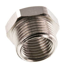 G 1/4'' x G 3/8'' F/M Nickel plated Brass Reducing Ring 16 Bar [5 Pieces]