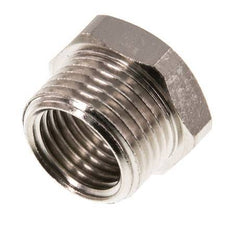 G 1/4'' x G 3/8'' F/M Nickel plated Brass Reducing Ring 16 Bar [5 Pieces]