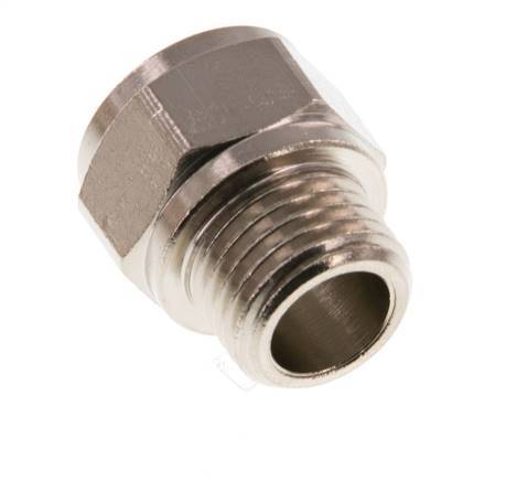 G 1/4'' F/M Nickel plated Brass Extension 16 Bar - 11.5 mm [5 Pieces]