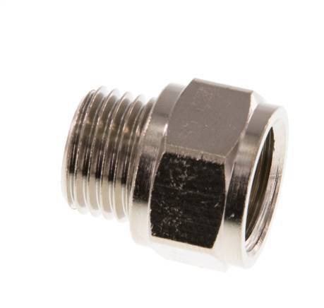 G 1/4'' F/M Nickel plated Brass Extension 16 Bar - 11.5 mm [5 Pieces]