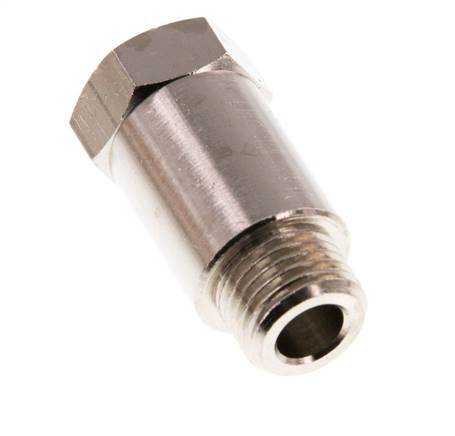 G 1/4'' F/M Nickel plated Brass Extension 16 Bar - 27 mm [2 Pieces]