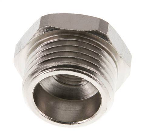 G 1/8'' x G 1/2'' F/M Nickel plated Brass Reducing Ring 16 Bar [2 Pieces]