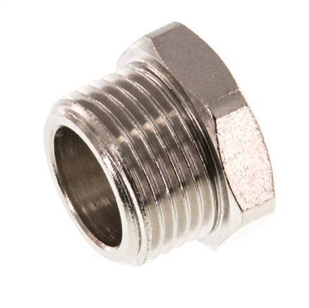 G 1/8'' x G 3/8'' F/M Nickel plated Brass Reducing Ring 16 Bar [5 Pieces]