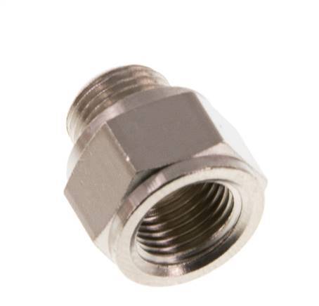 G 1/8'' F/M Nickel plated Brass Extension 16 Bar - 10 mm [5 Pieces]