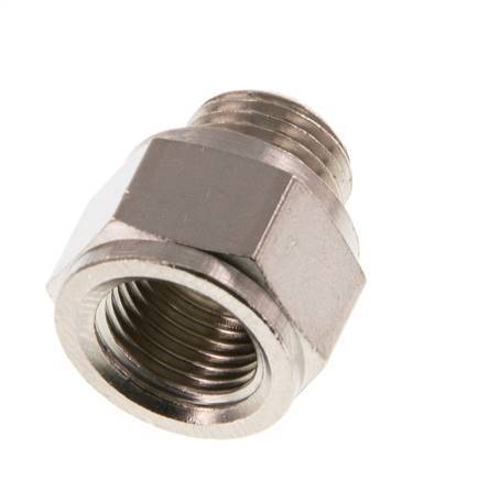 G 1/8'' F/M Nickel plated Brass Extension 16 Bar - 10 mm [5 Pieces]