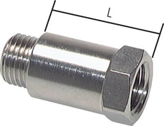 G 1/4'' F/M Nickel plated Brass Extension 16 Bar - 11.5 mm [5 Pieces]