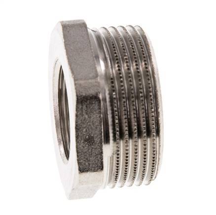G 3/4'' x G 1 1/4'' F/M Anillo reductor de latón niquelado 16 Bar