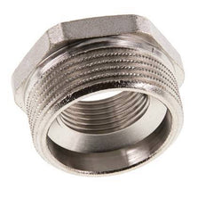 G 3/4'' x G 1 1/4'' F/M Anillo reductor de latón niquelado 16 Bar