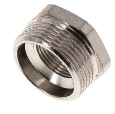 G 3/4'' x G 1 1/4'' F/M Anillo reductor de latón niquelado 16 Bar