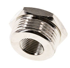 G 3/8'' x G 1'' F/M Nickel plated Brass Reducing Ring 16 Bar
