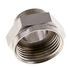 G 1'' x G 3/4'' F/M Anillo reductor de latón niquelado 16 Bar
