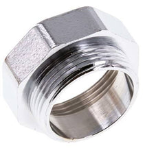 G 1 1/2'' x G 1 1/4'' F/M Anillo reductor de latón niquelado 16 Bar