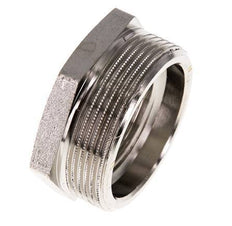 G 1 1/4'' x G 2'' F/M Anillo reductor de latón niquelado 16 Bar
