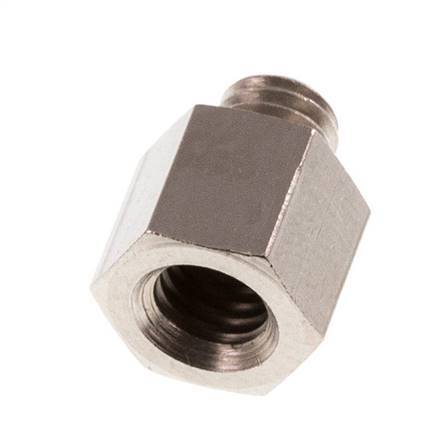 M5 F/M Nickel plated Brass Extension 16 Bar - 7 mm [5 Pieces]