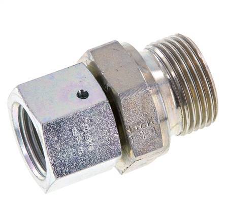 G 1/2'' x G 3/4'' F/M Adaptador reductor de acero galvanizado 300 Bar - Hidráulico