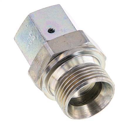 G 1/2'' x G 3/4'' F/M Adaptador reductor de acero galvanizado 300 Bar - Hidráulico