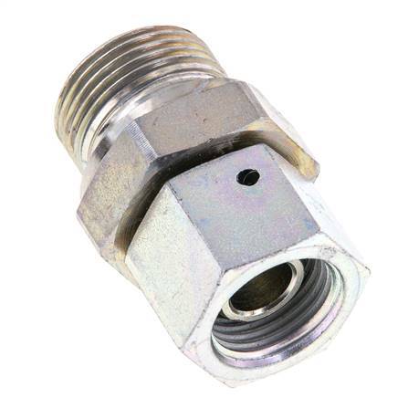 G 1/2'' x G 3/4'' F/M Adaptador reductor de acero galvanizado 300 Bar - Hidráulico